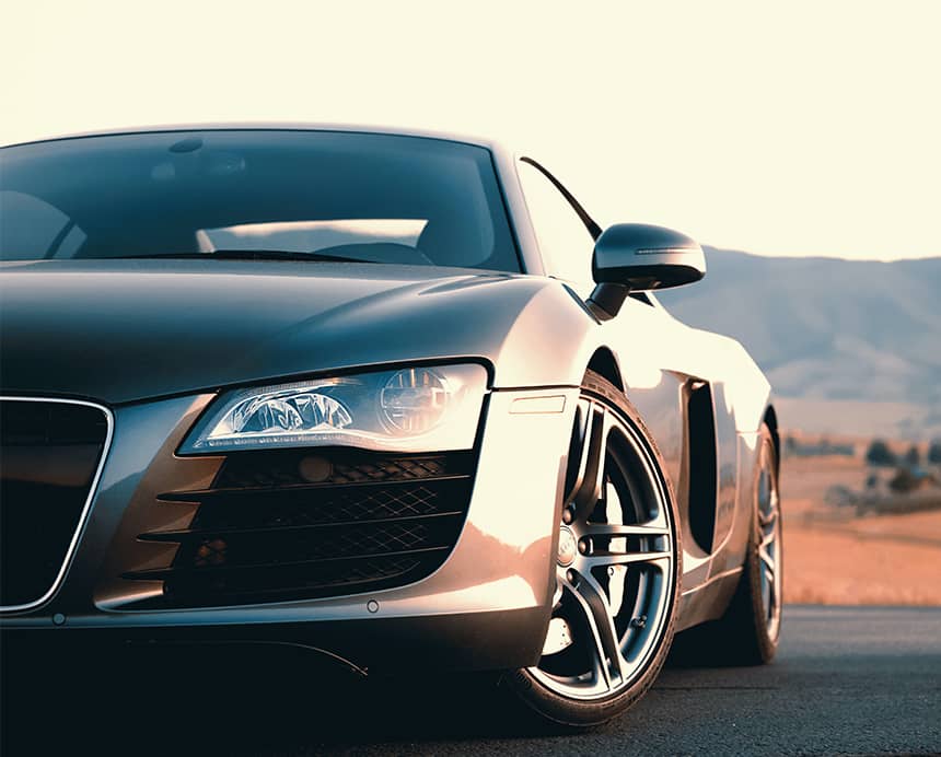 Audi R8 voorkant Audi R8 voorkant