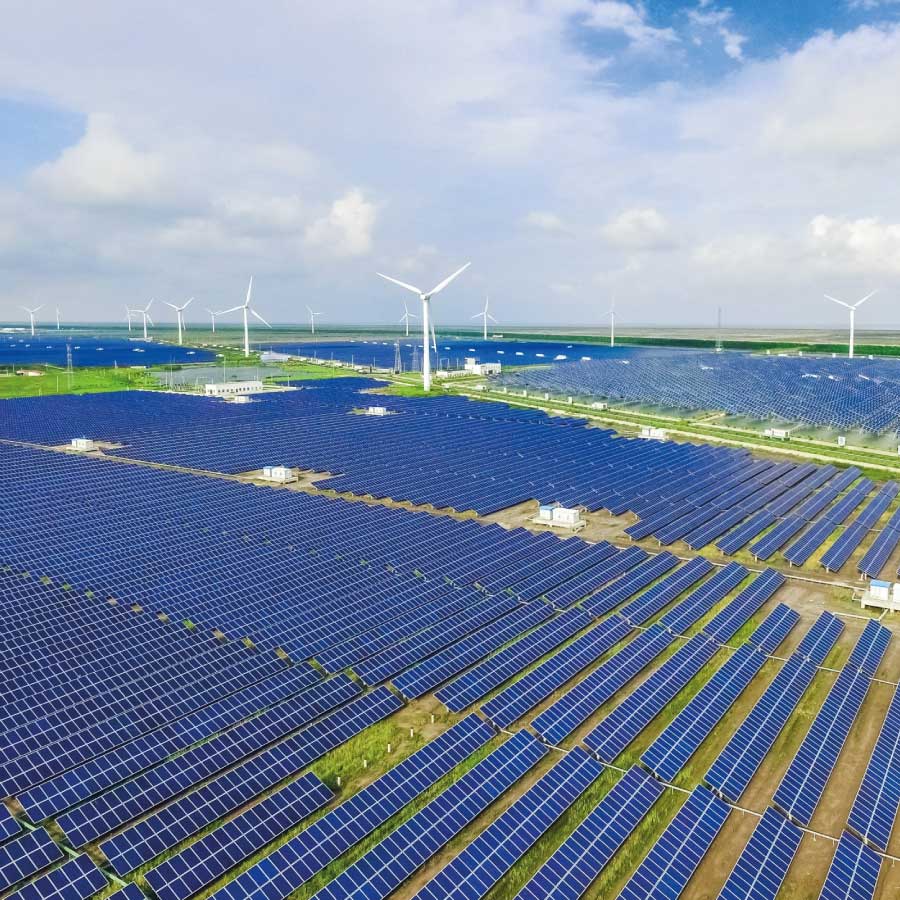 Energie landgoed aan zonnepanelen